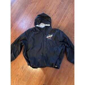 Hanna Barbera Yogi Bear Jacket Jellystone Camp Resort Crystal Lake Black 2XL